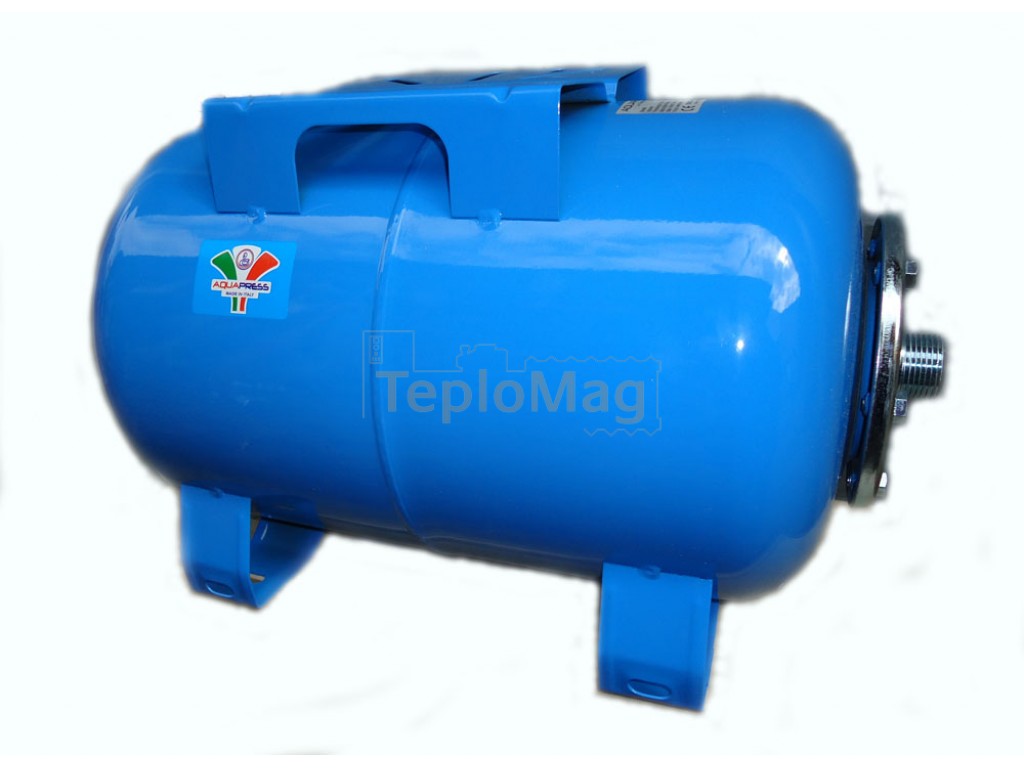 Бак гідроакумулятор 50 л горизонтальний AFC50SB Aquapress Made In Italy